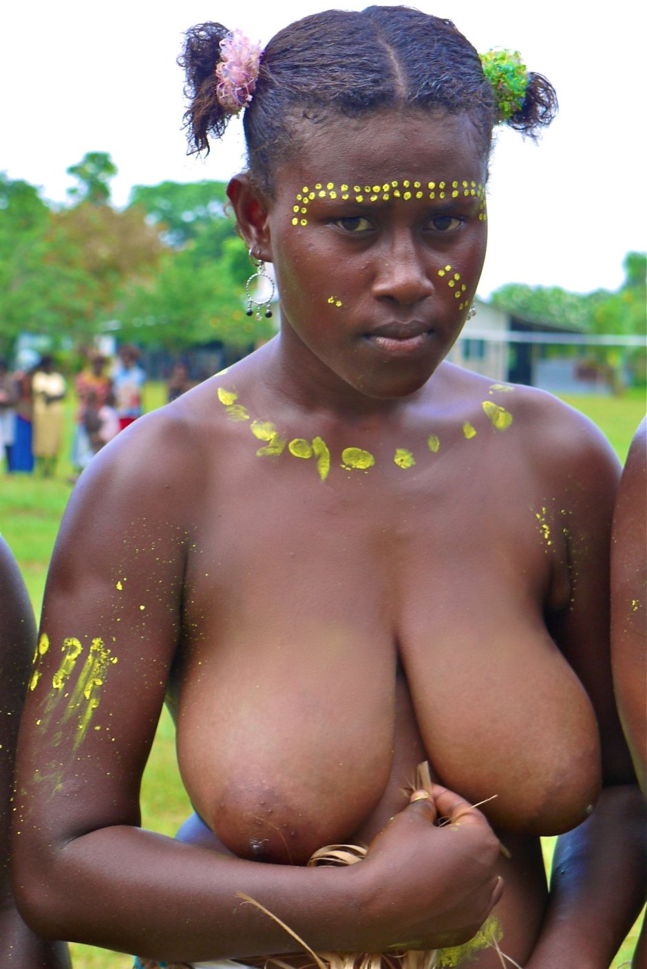 Naked black women of African tribes