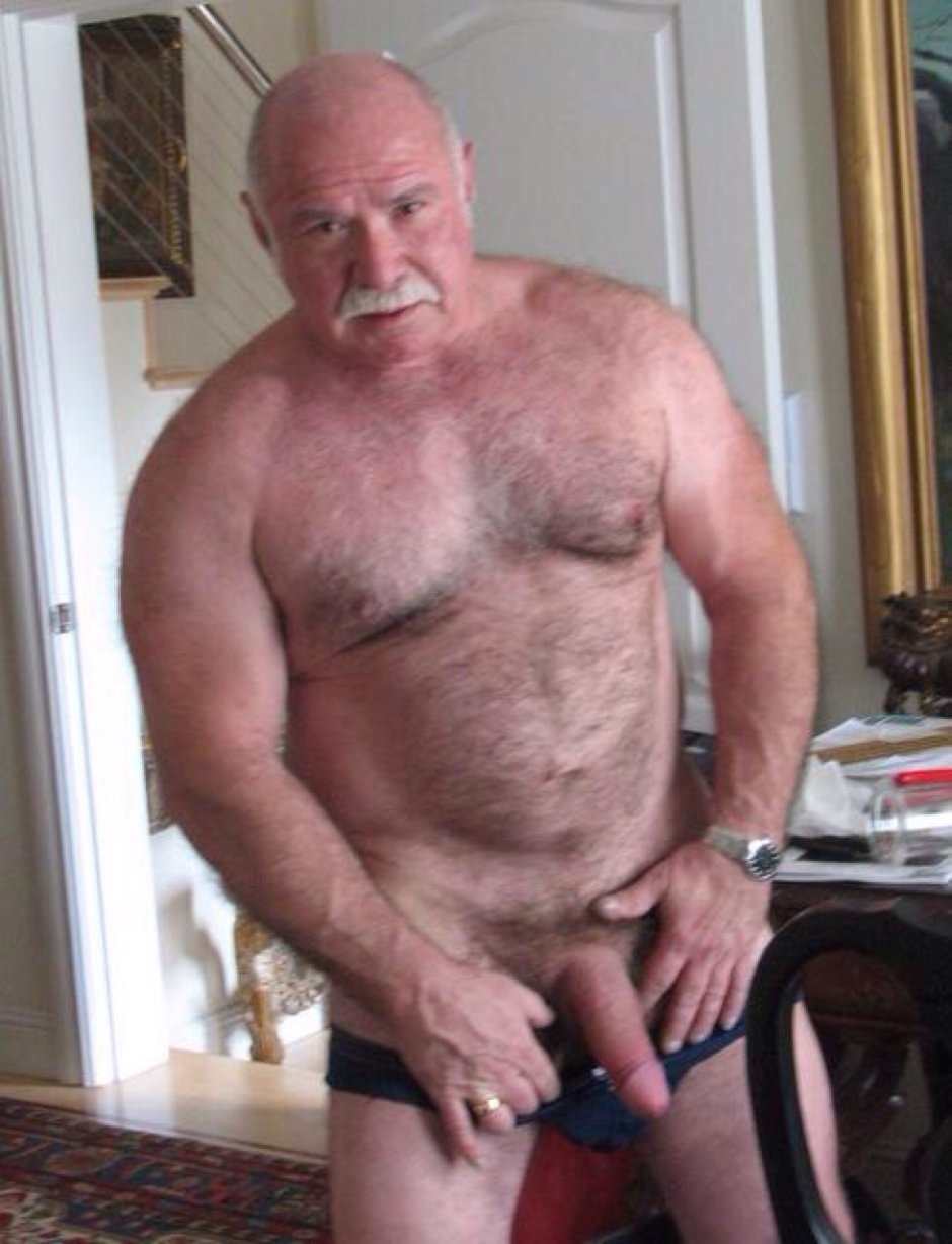 Fat naked old men