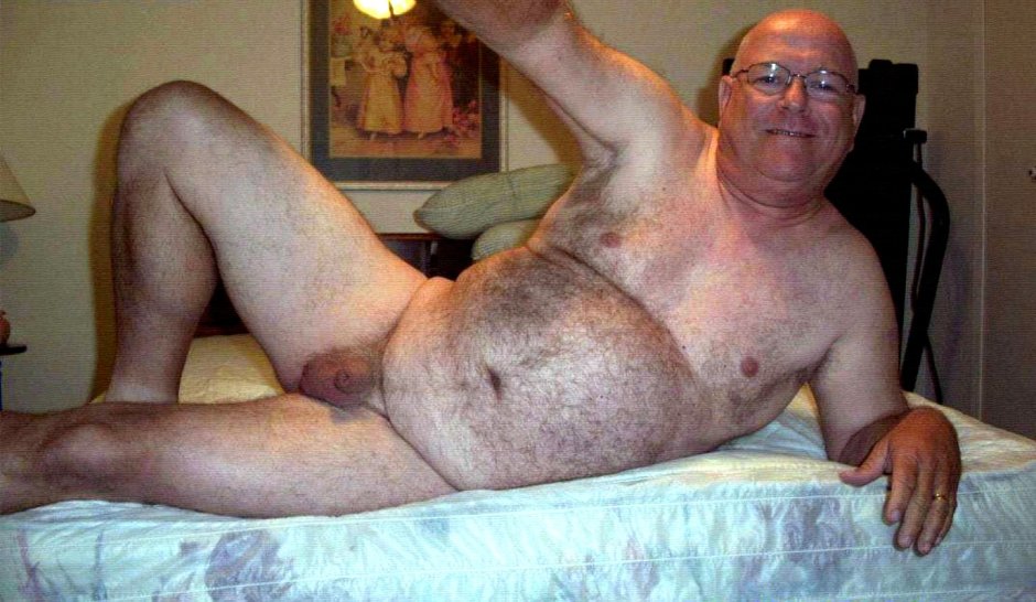 Fat naked old men