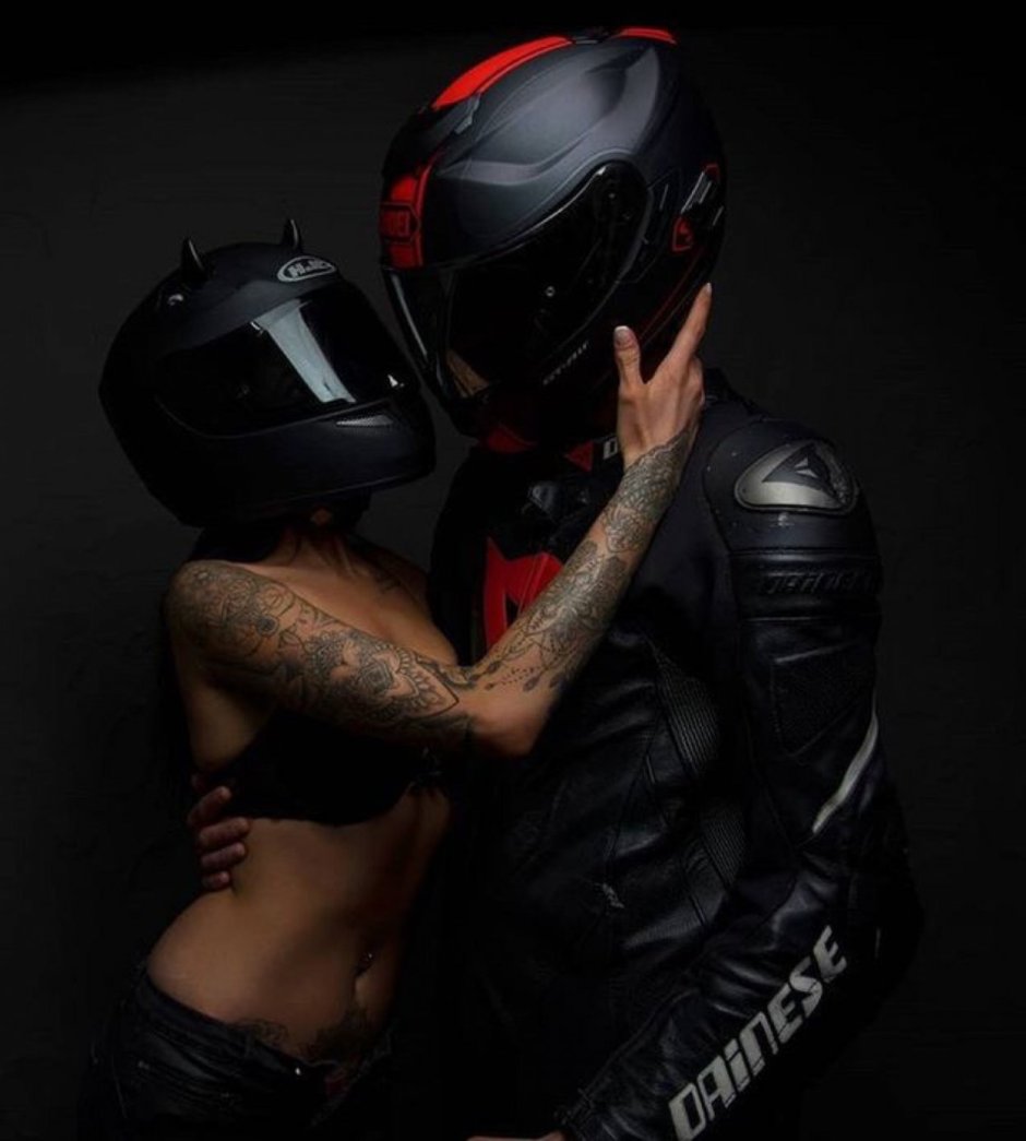 Harley Davidson Motorcycle and Girl
