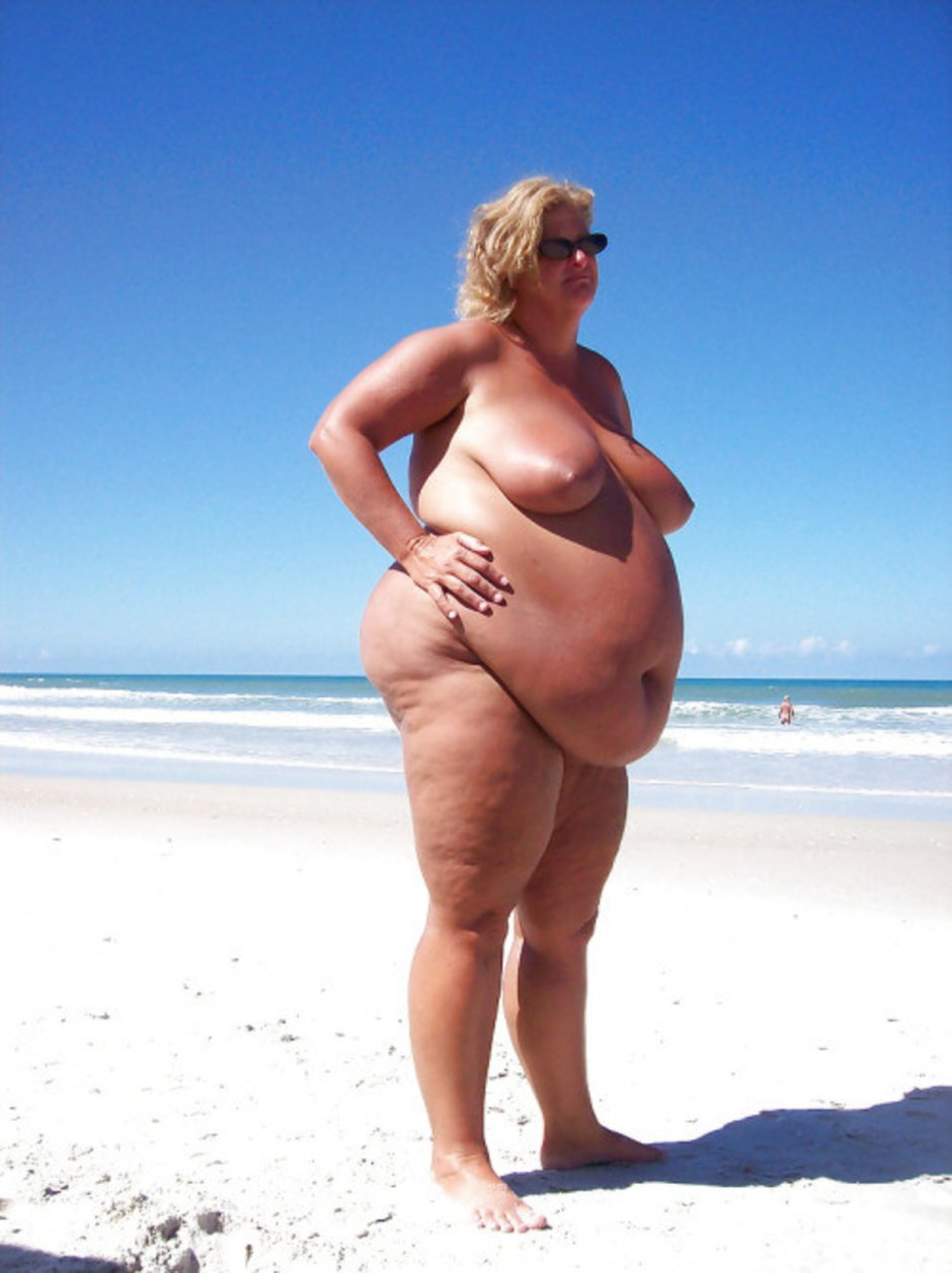 Naked thick women on the beach