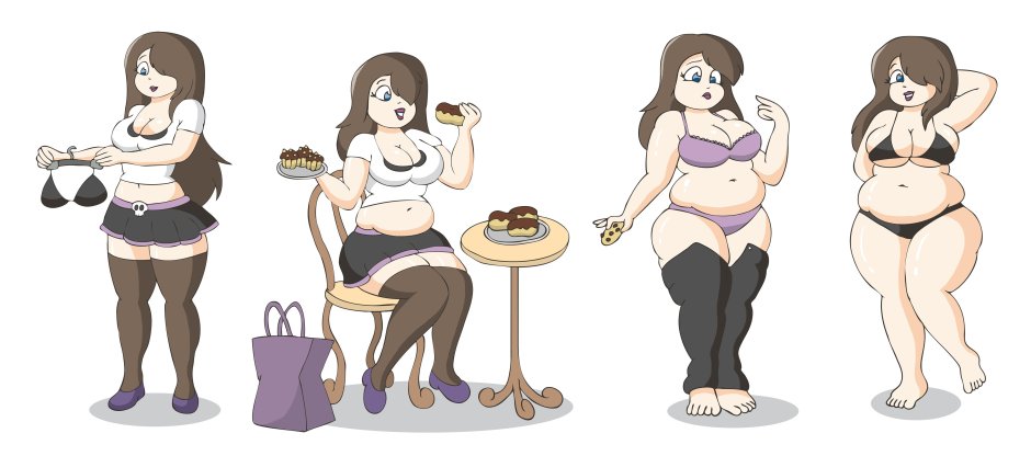 Chubby Belly Anime Weight Gain