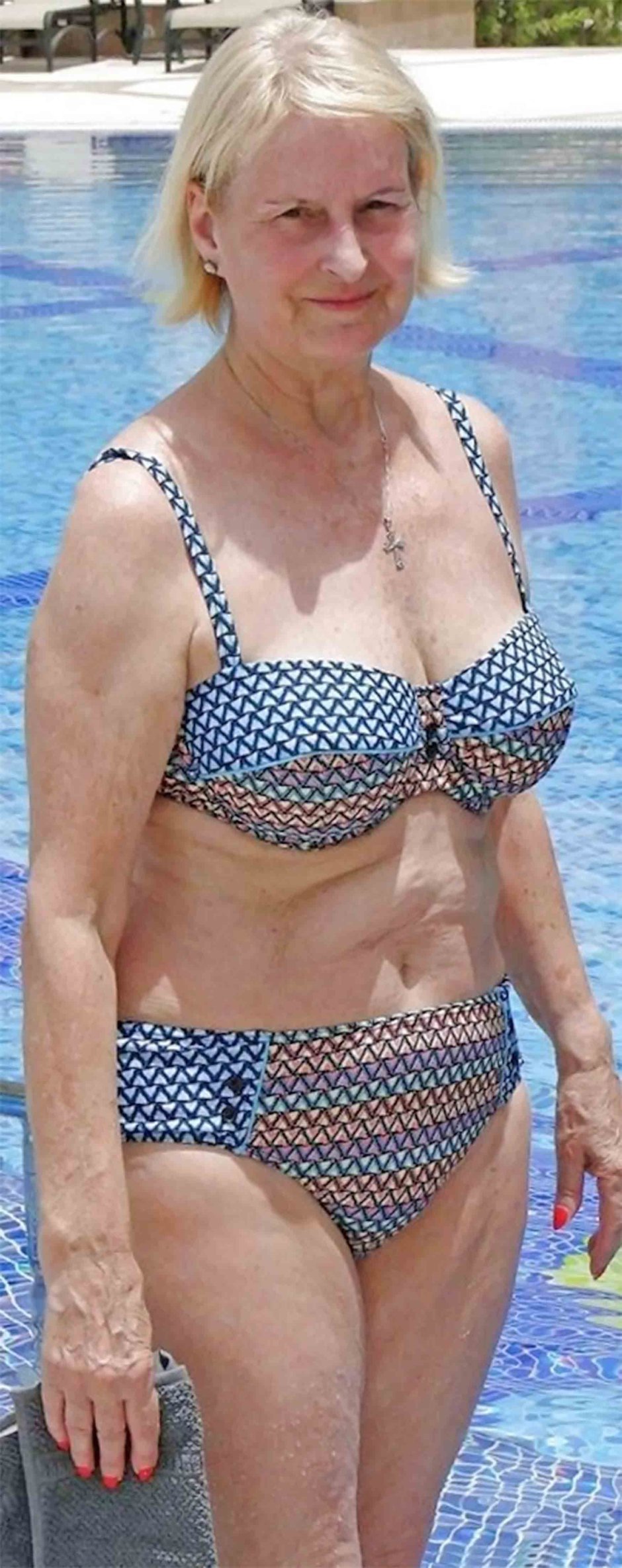 Grandmother’s neckline is private
