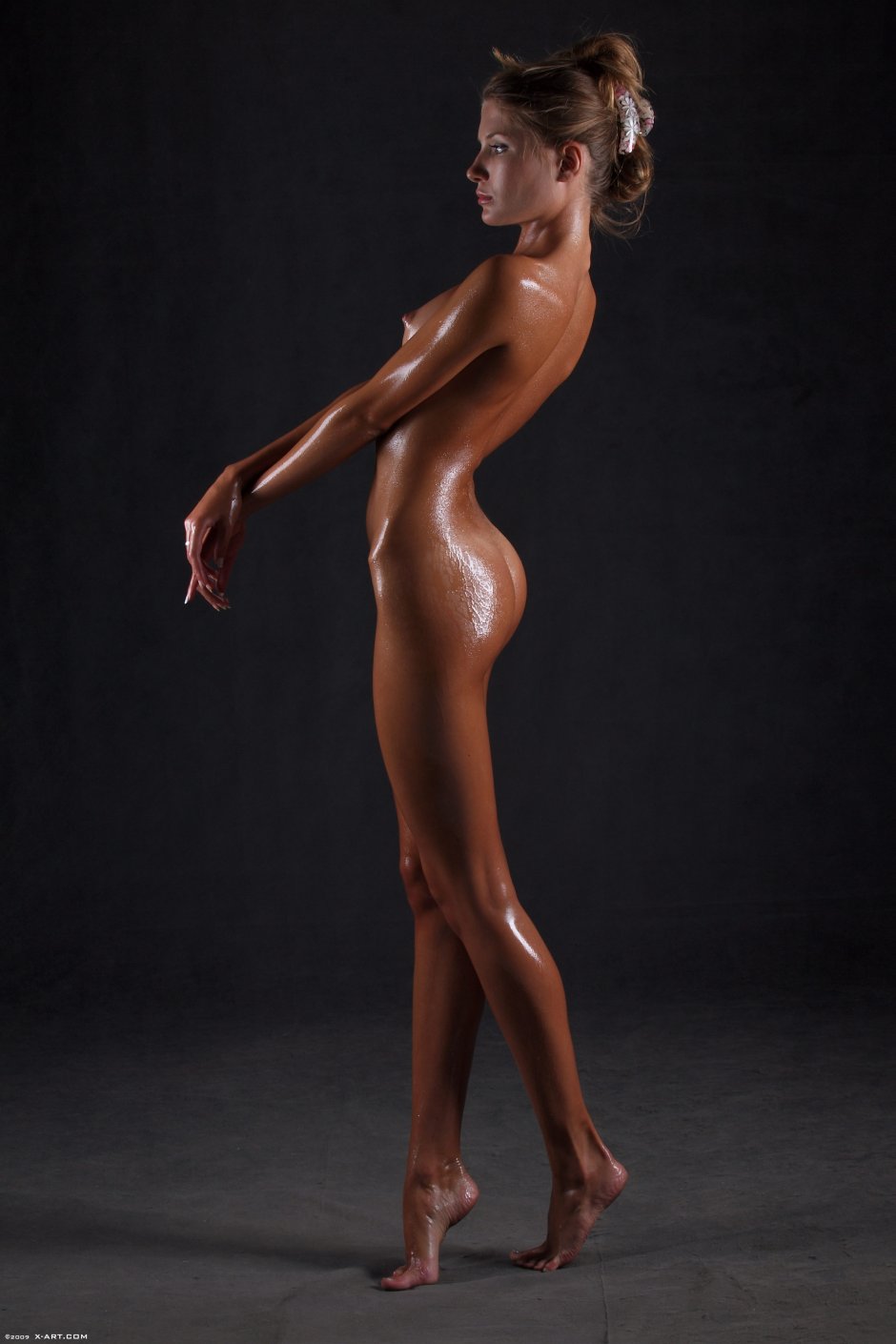 Erotic massage to a girl