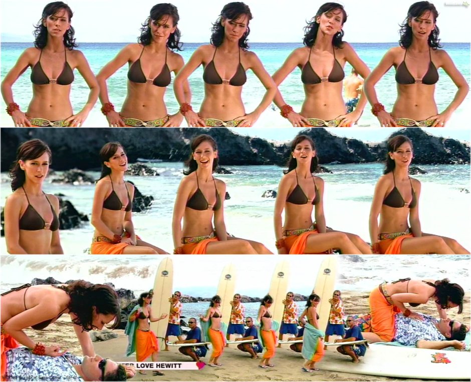 Jennifer Love Hwitt 2020 on the beach