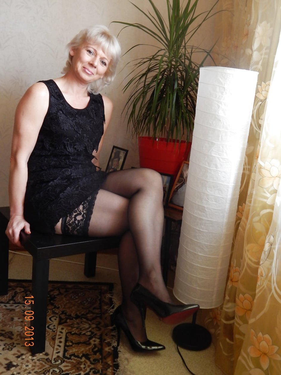 Dana Benn in a dress