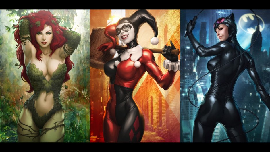 Poisonous ivy of the Gotham sirens