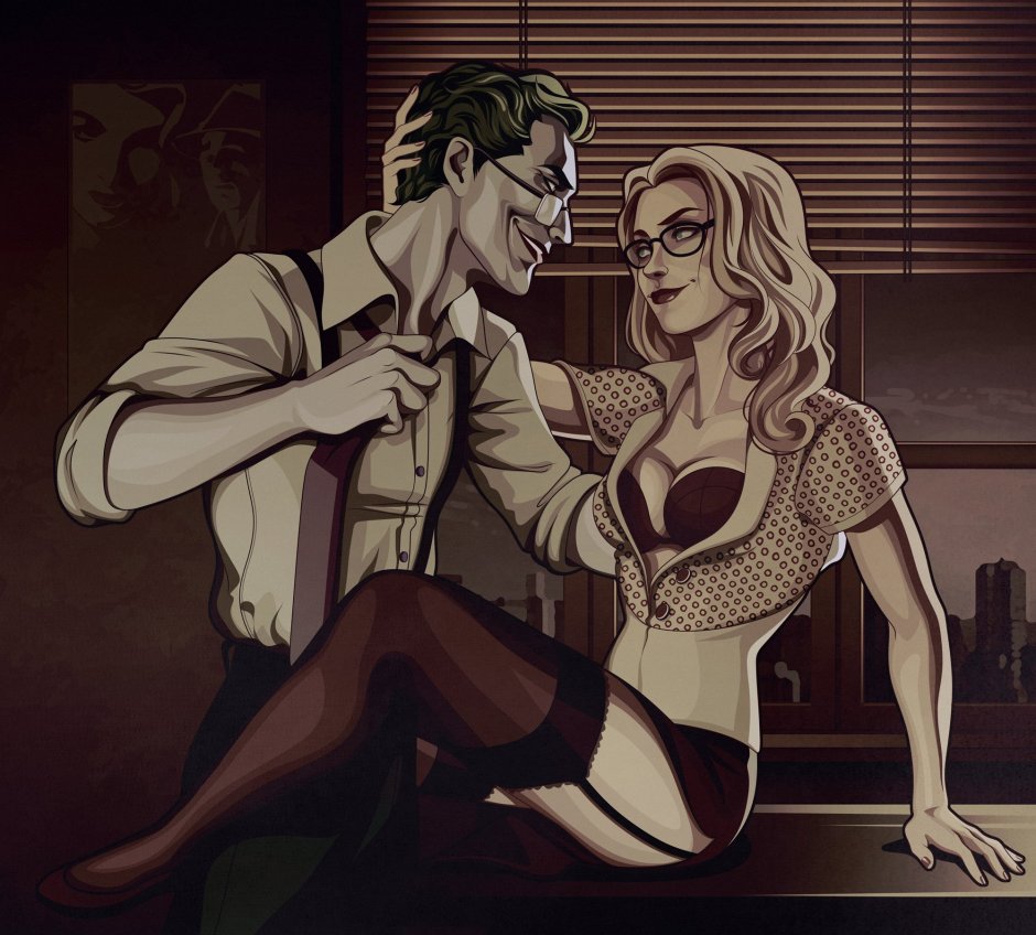 Joker and Harley Quinn Art 18