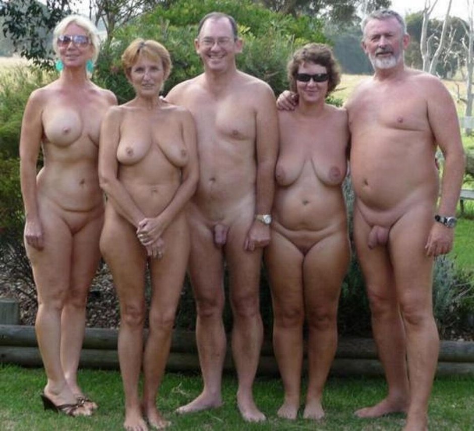 Naked nudist families