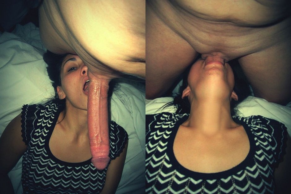 Long cock deep in the throat