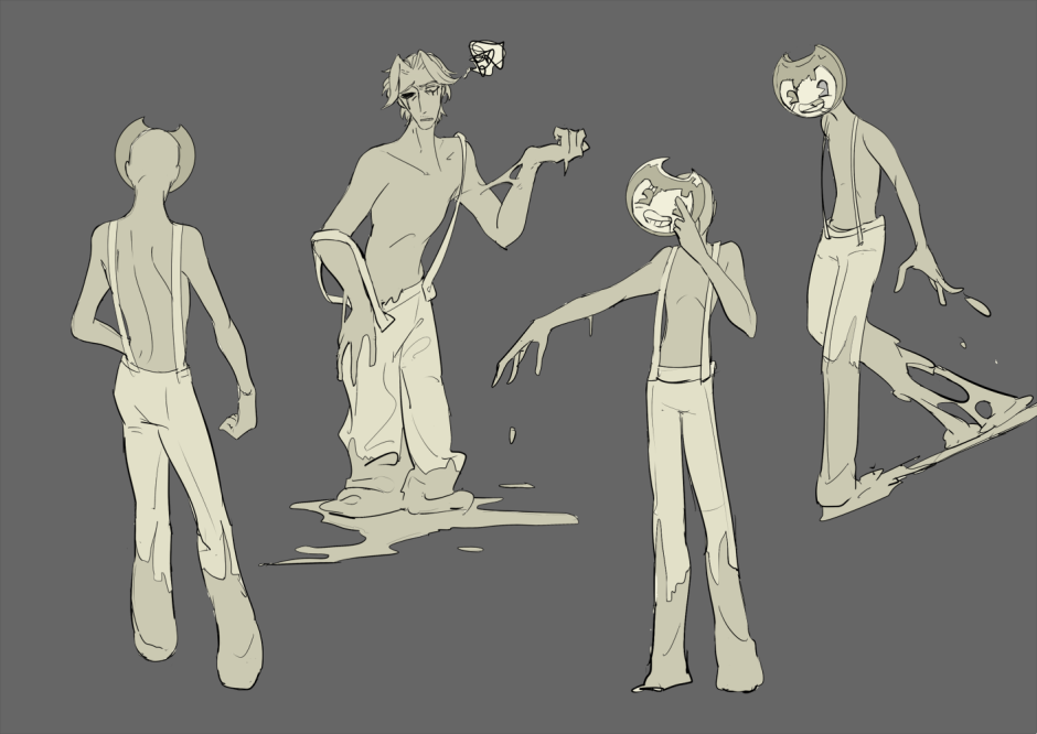 Bendy and ink machine Sammy and Norman