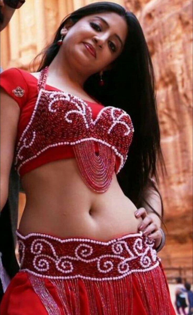 Girl Red Saree