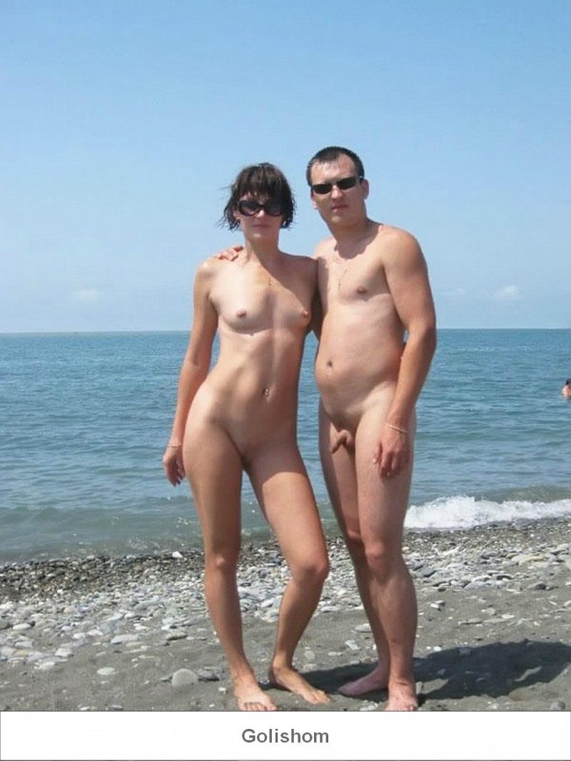 Naked couples on the beach