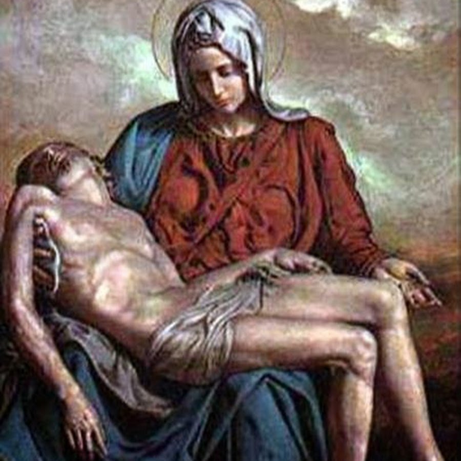The crucified Christ of the passion of Christ