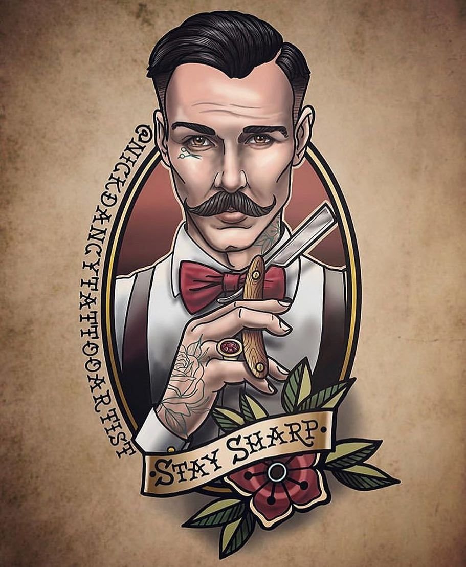 Barberus tattoo sketch