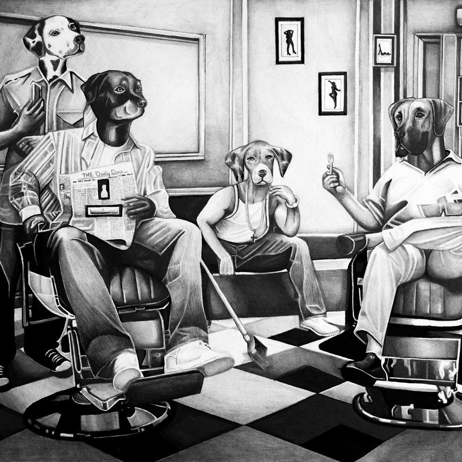 Retro barbershop