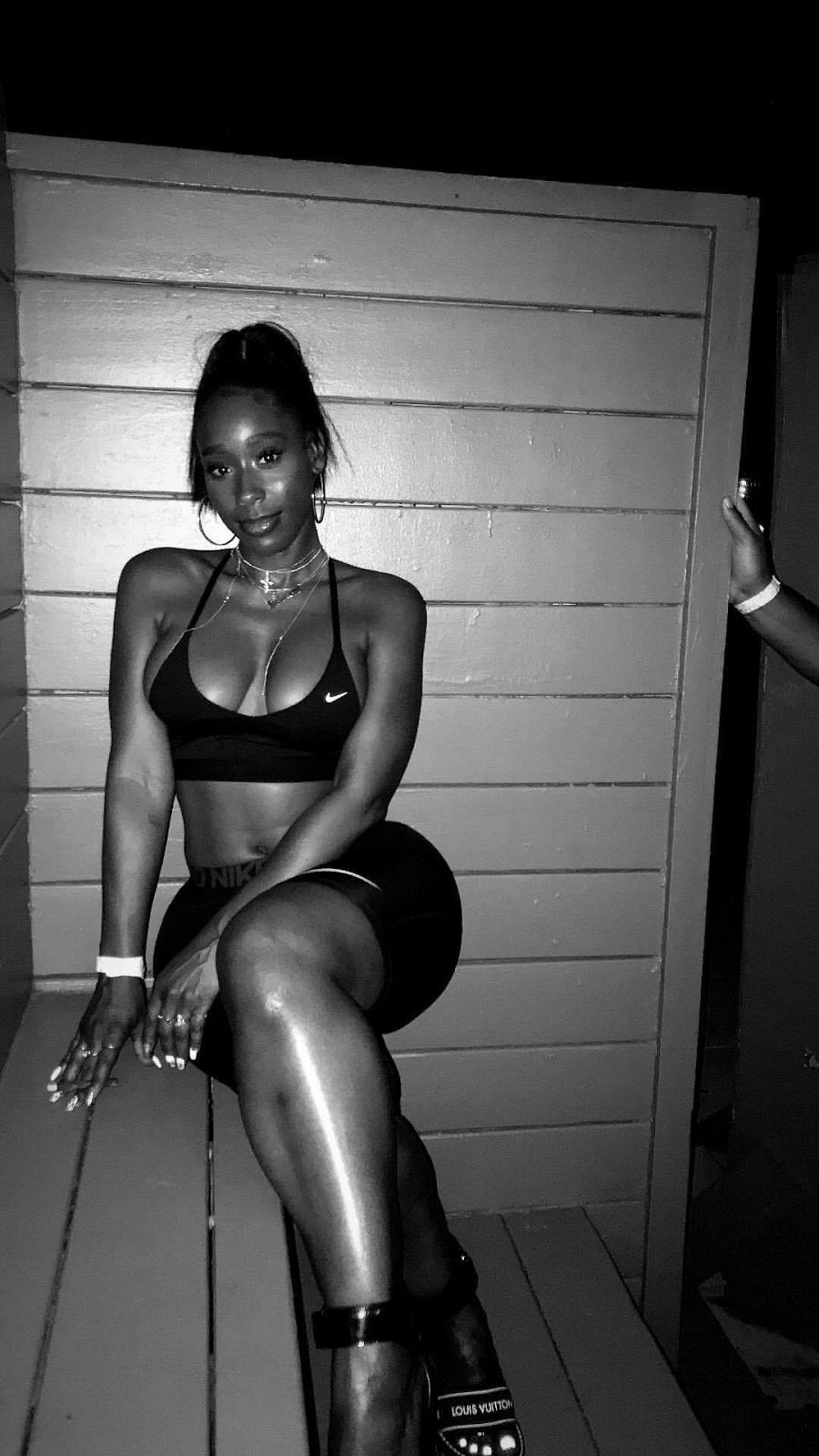 Bria Myles in jeans