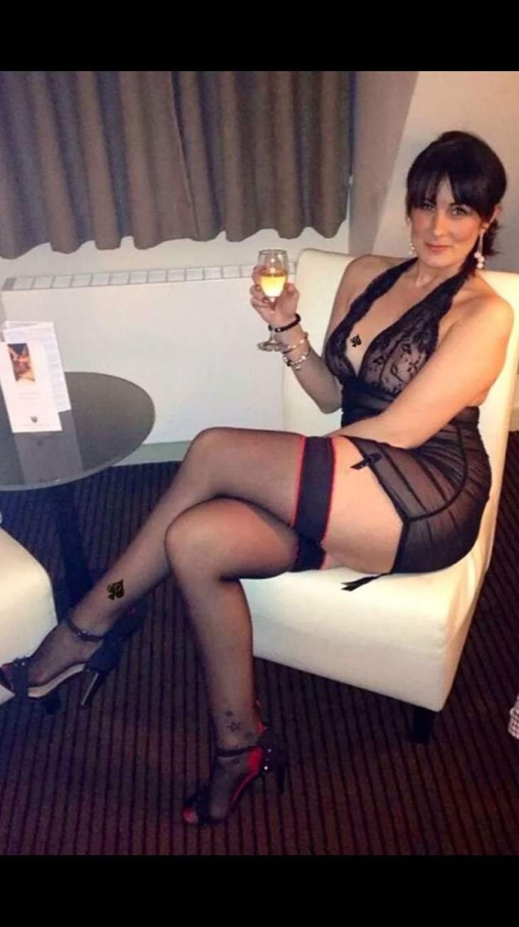 Lonely mothers in stockings