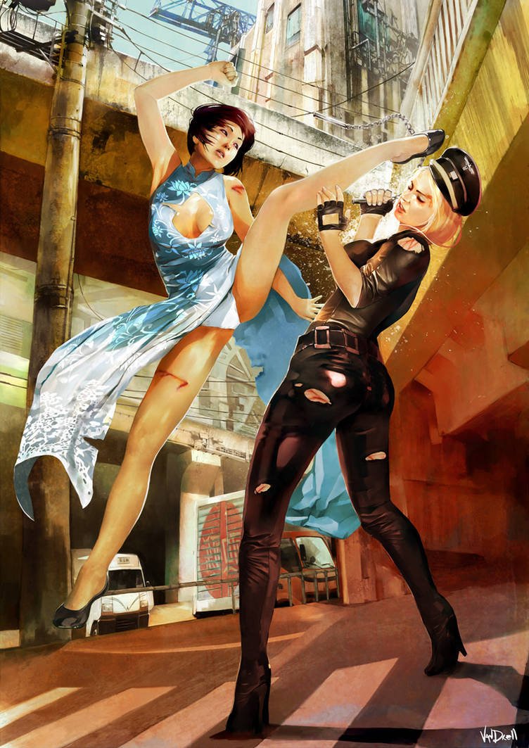 The dominant girl art