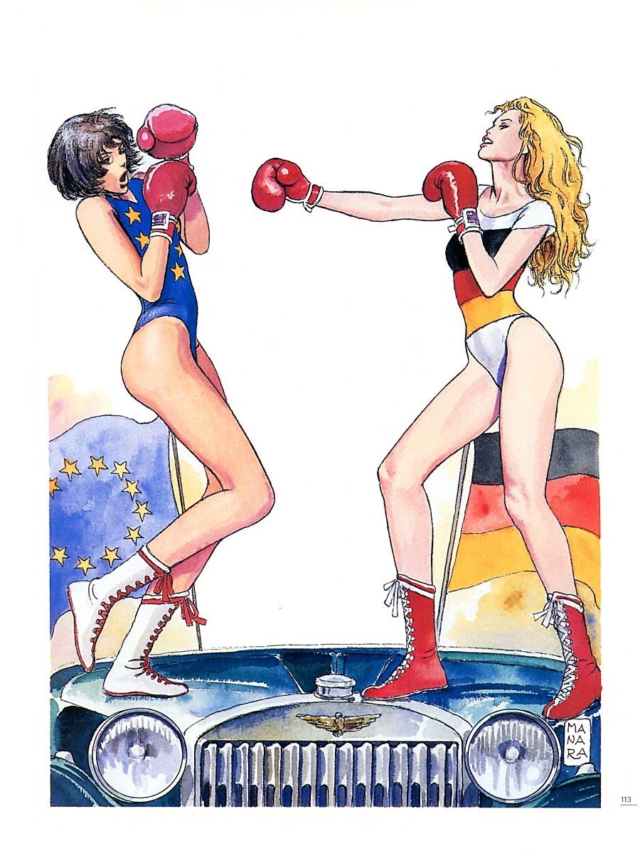 The legendary Italian artist Milo Manara