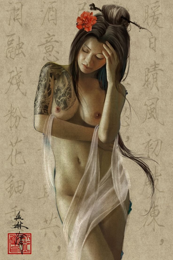 Asian fashion models Naked