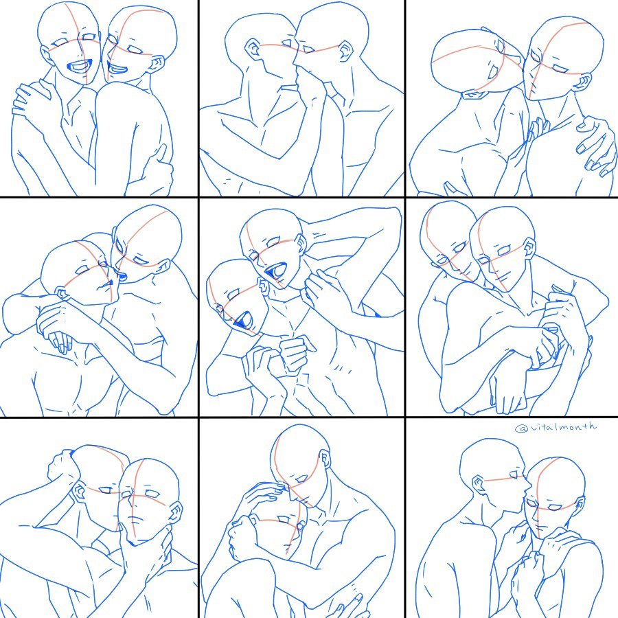 Epic poses for two