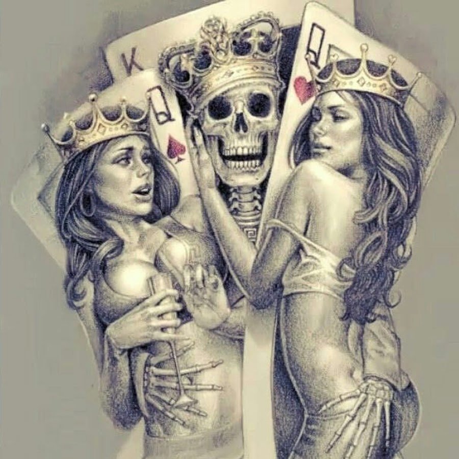 Chicano sketches of the king