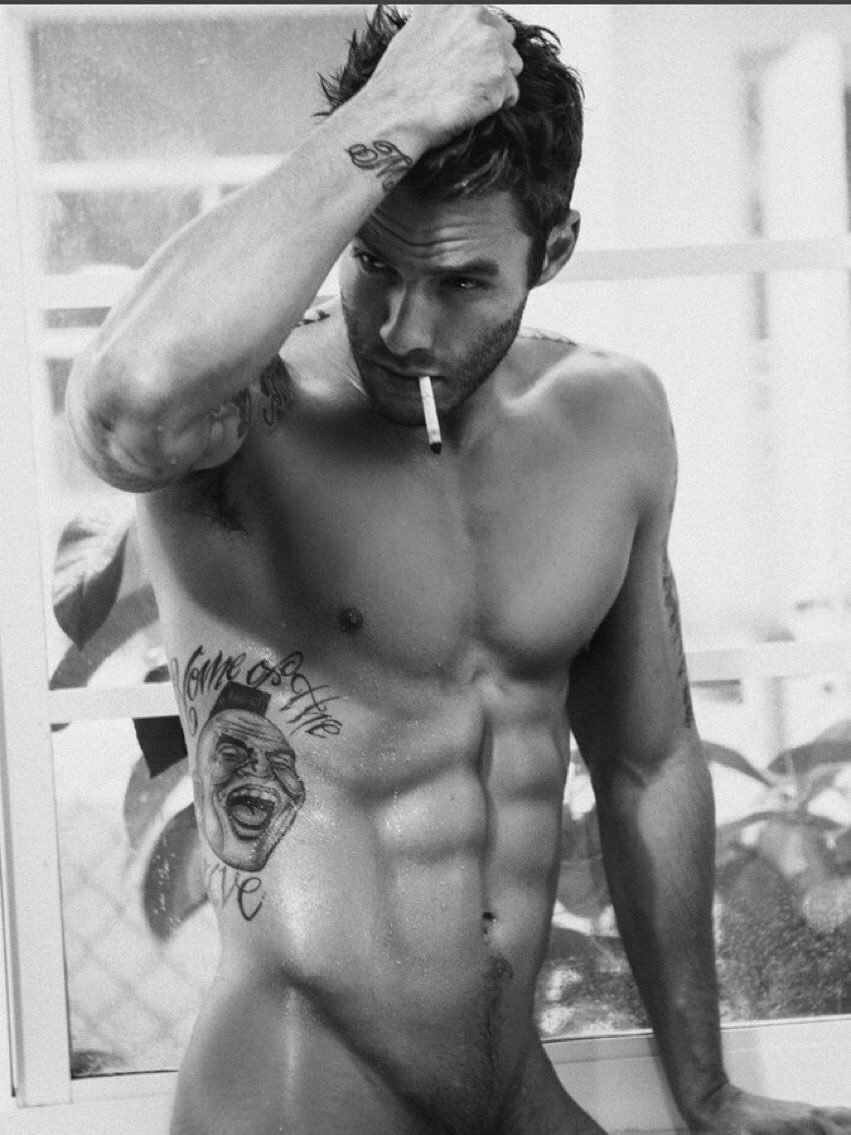 Beautiful half -naked men