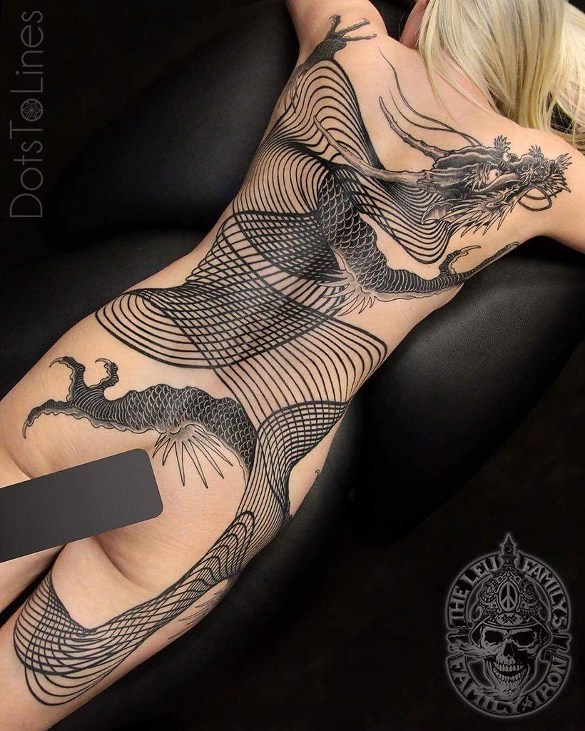 Erotic tattoo