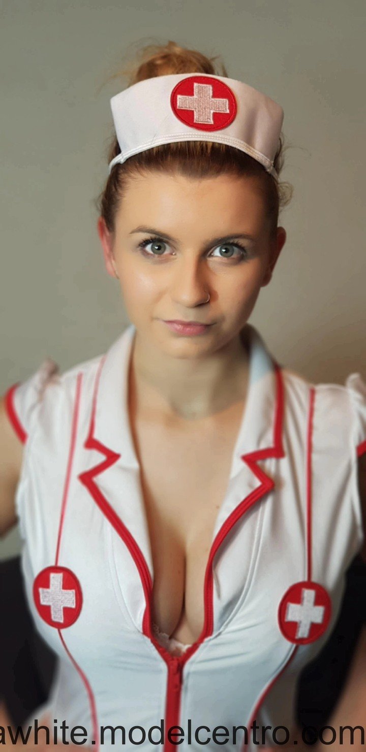Beautiful nurses in the office