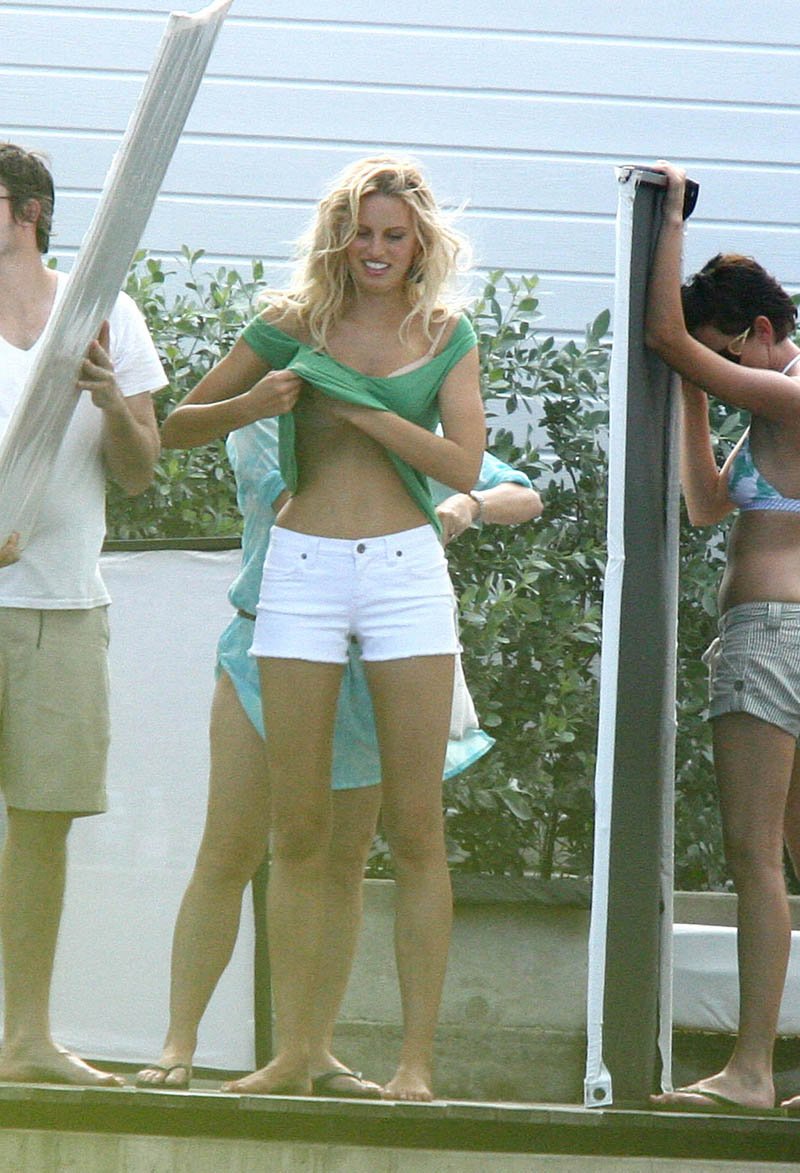 Jessica Nelson on a yacht