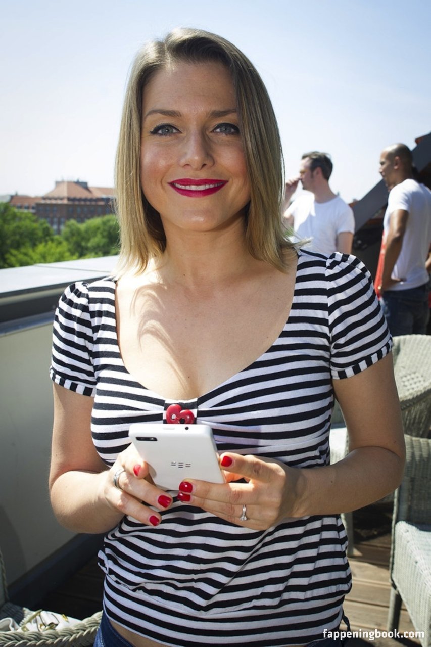 Jeanette Bidermann in a swimsuit