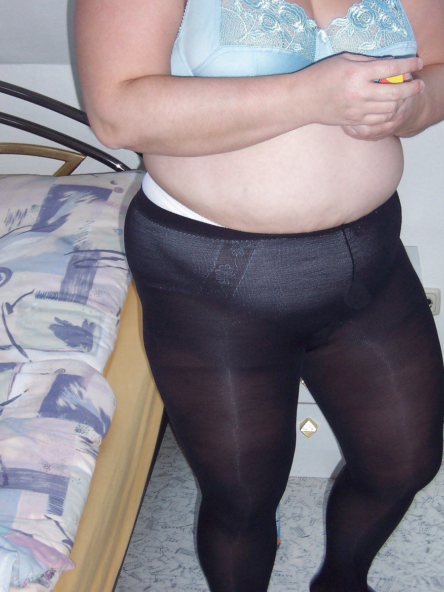 Bbw in pantyhose and underpants