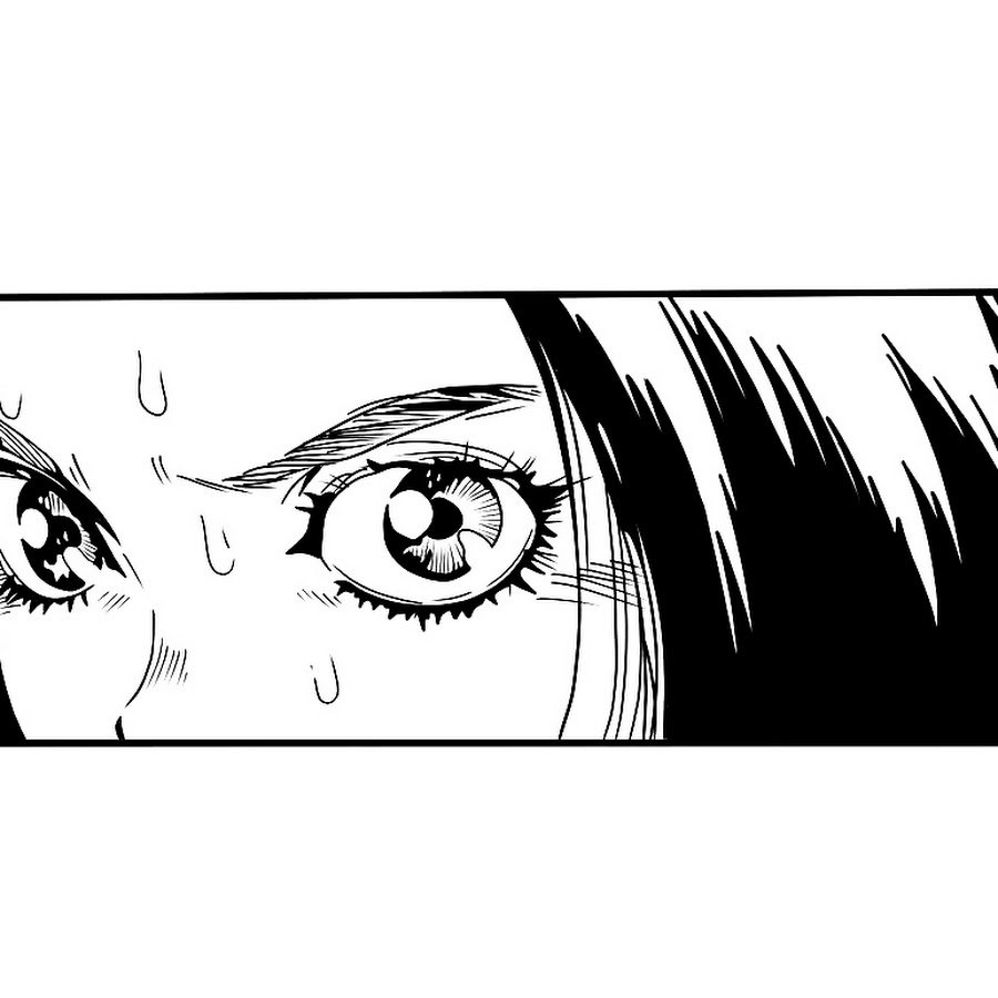 Anime eyes in a rectangle