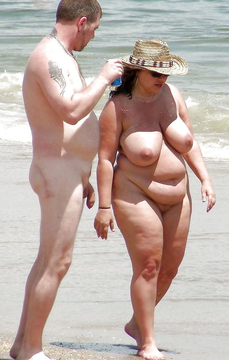 Naked thick women on the beach