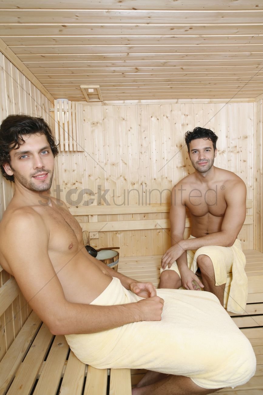 Men in the bathhouse