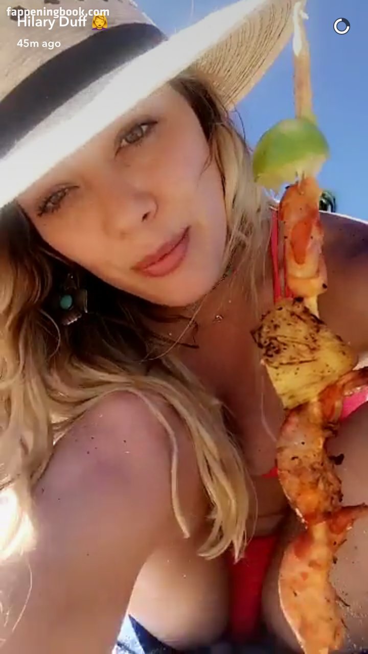 Hilary Duff Instagram showed her chest