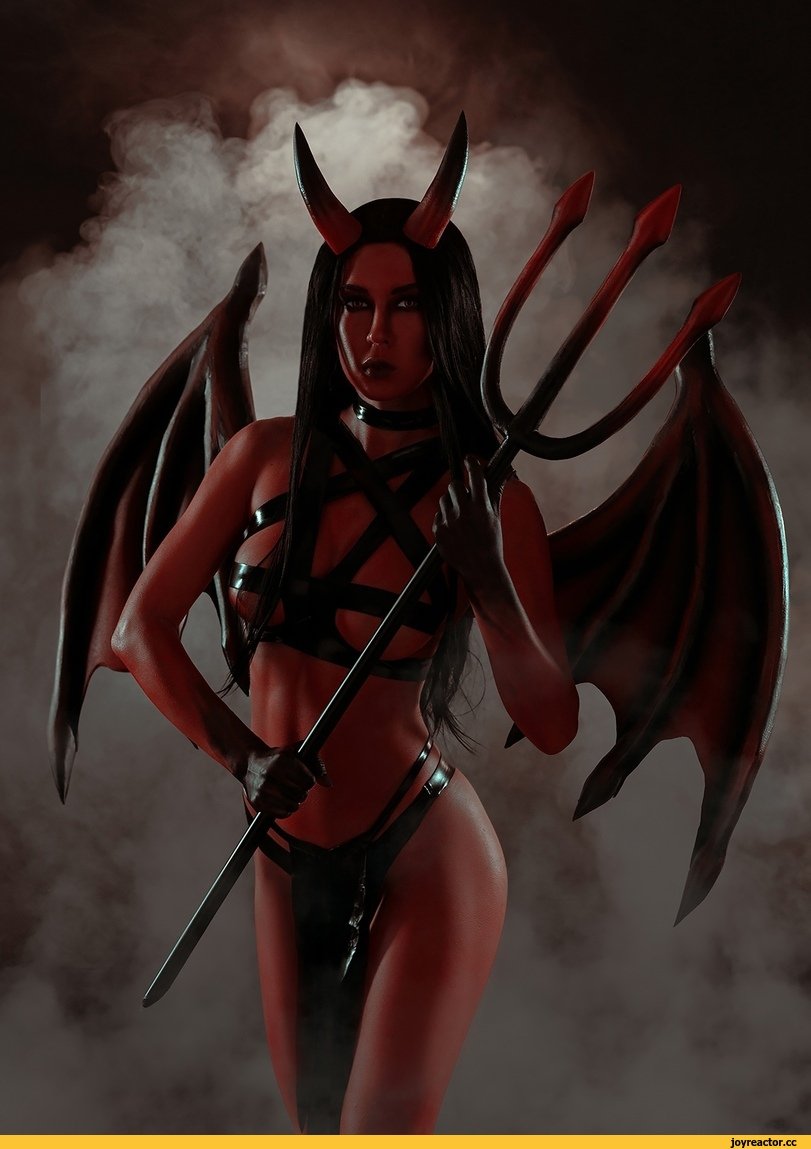 Naked beautiful demonesses