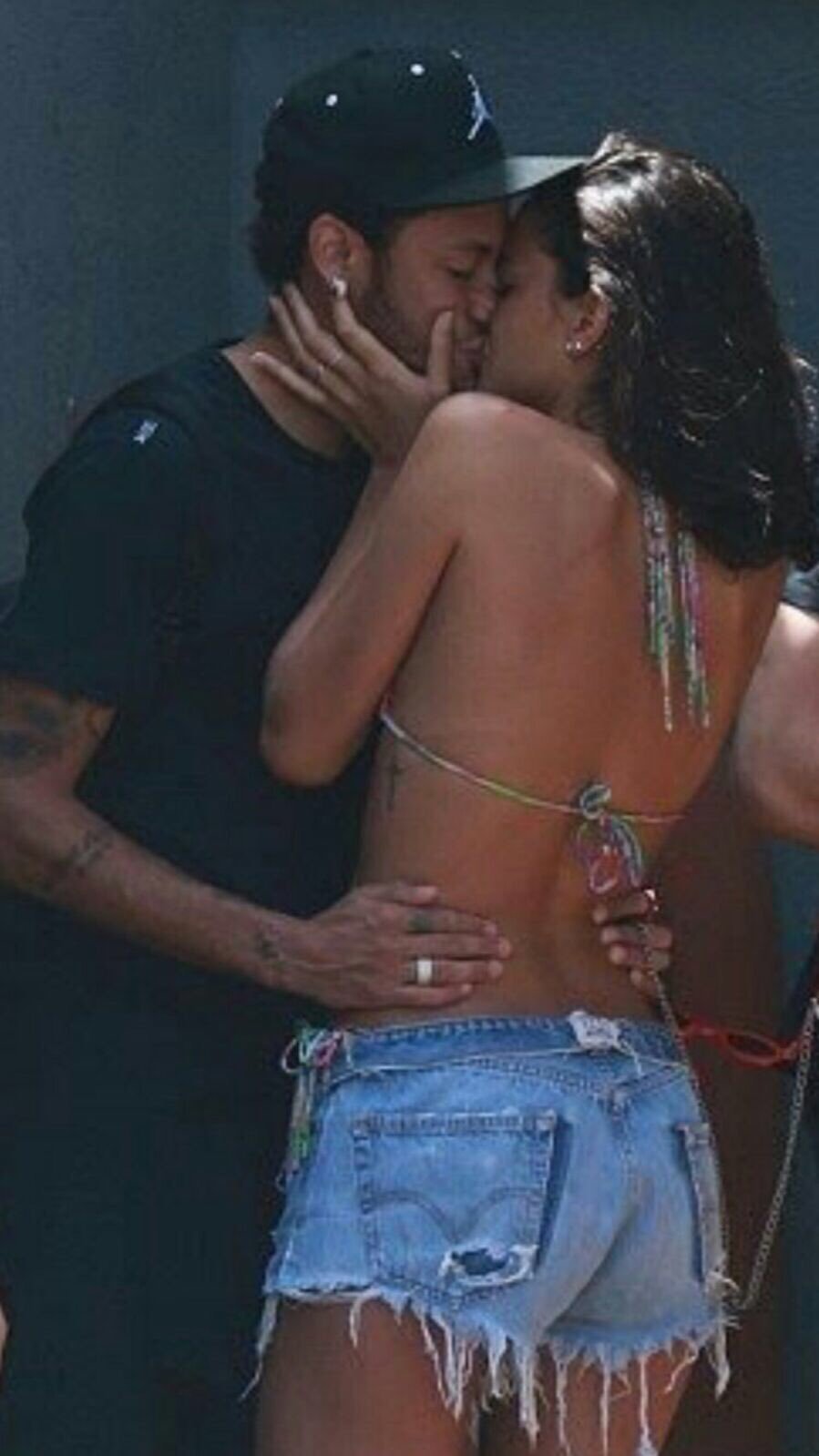 Mom Neymar and her boyfriend