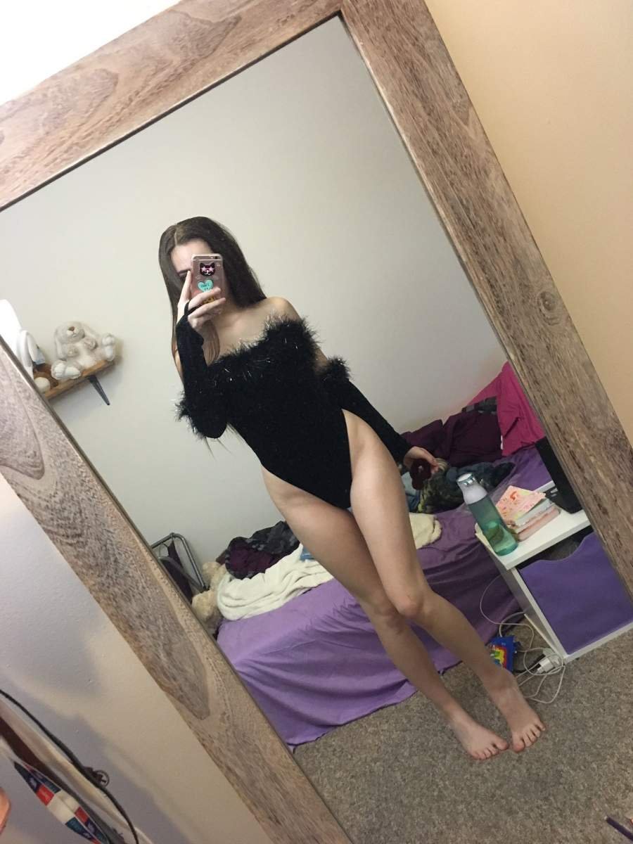 Girls look from above