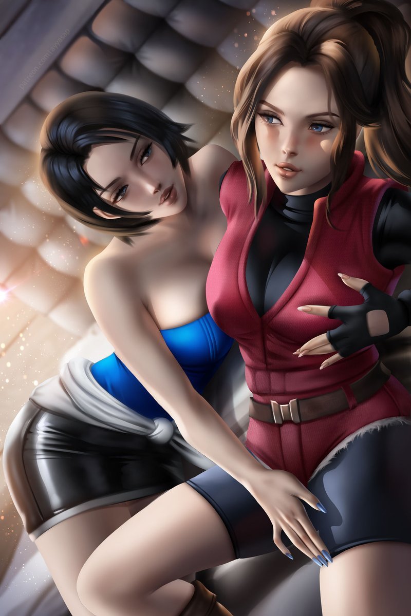 Claire Redfield and Jill Valentine and Ada Wong 18