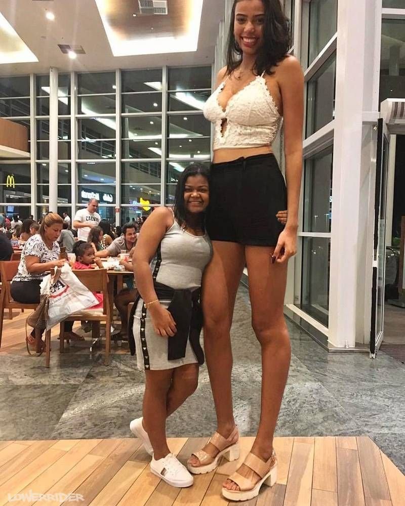 Tall large woman