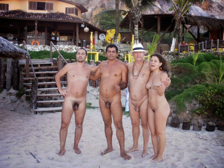 Interracial nudist beach