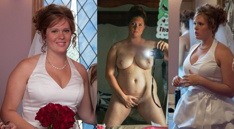 Brides dressed and striped