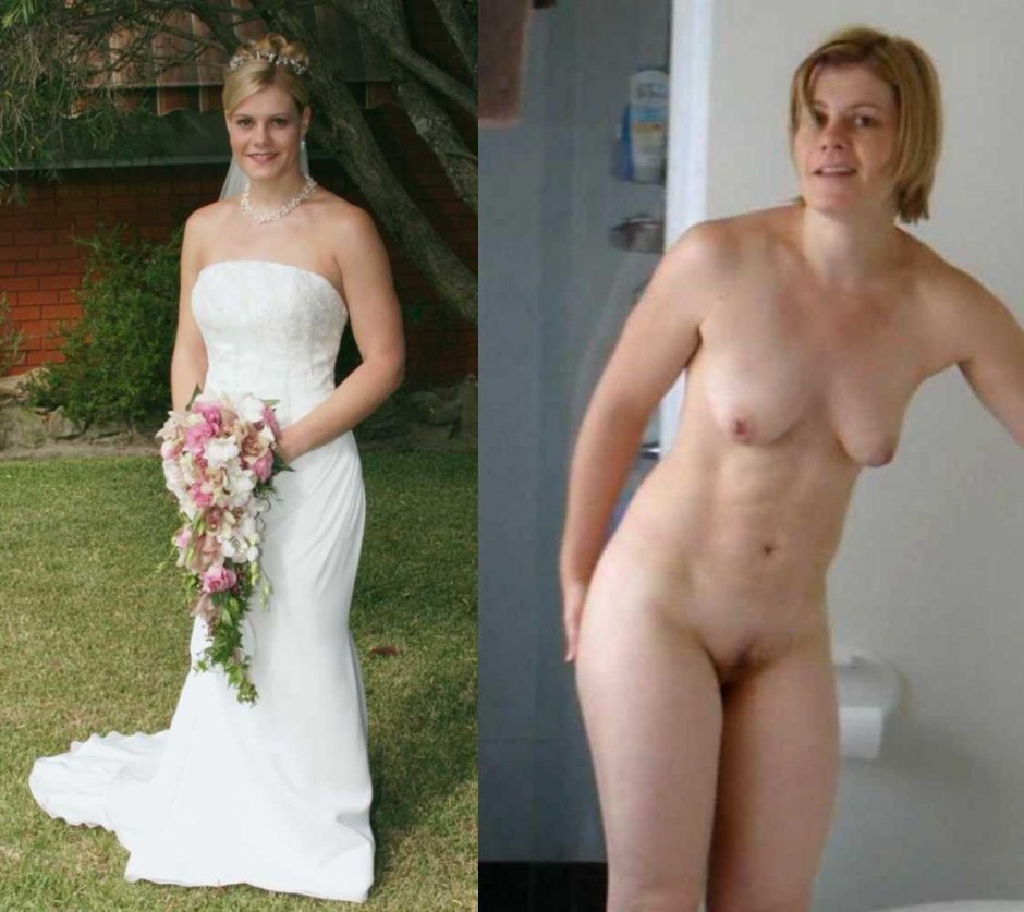 Brides dressed and striped