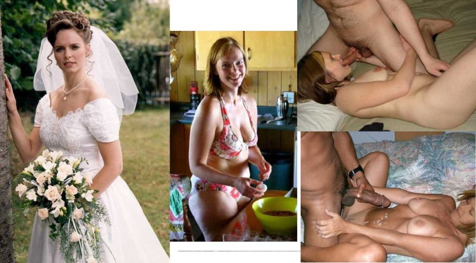 Naked brides after the wedding
