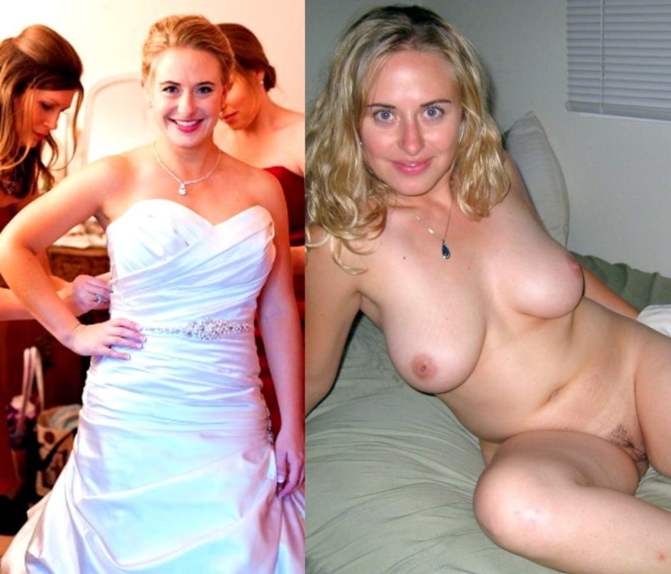 Naked bride before the wedding