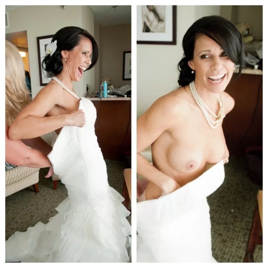 bride dressed and undressed 