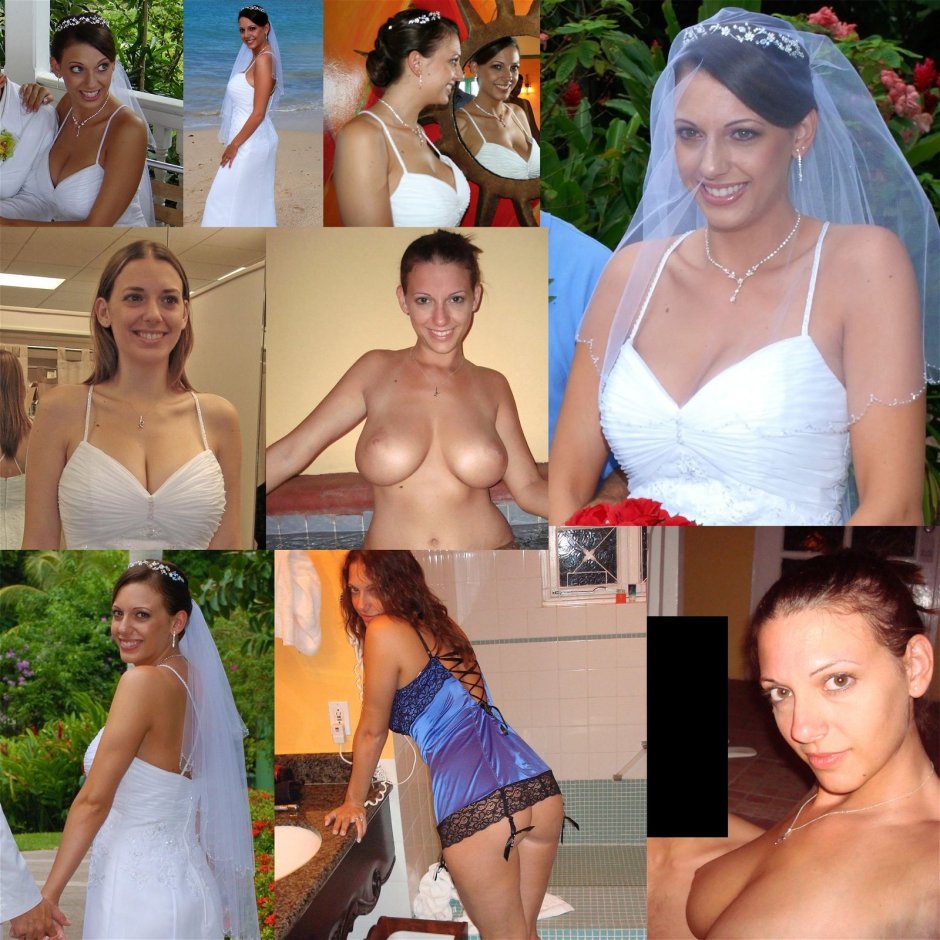 Naked women after the wedding