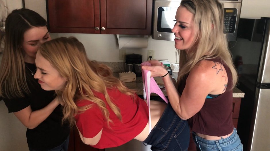 Big asses in thongs